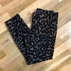 💕 GAP Leopard Print Ankle Pants | size 0/2